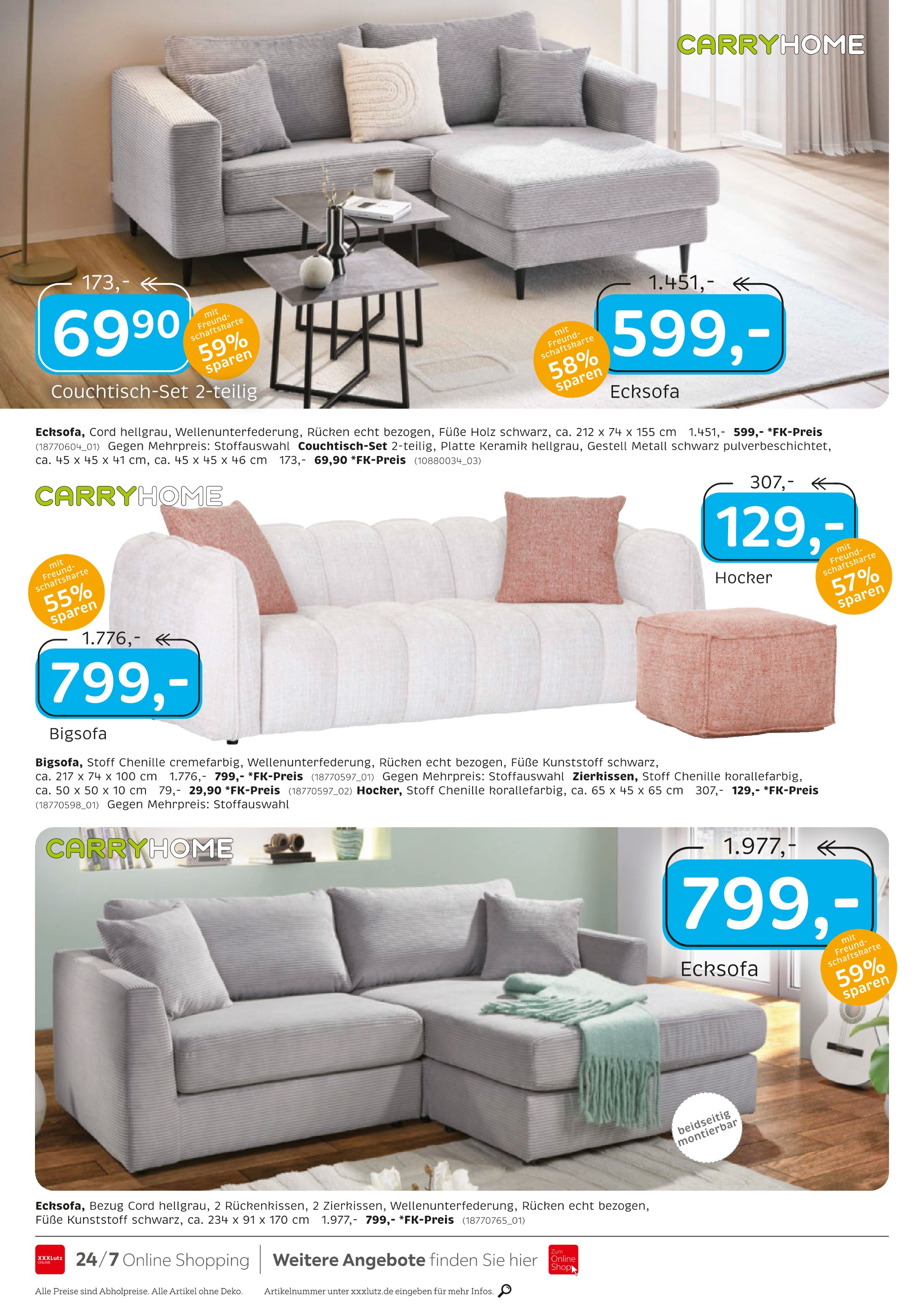 Sofa Angebot im aktuellen XXXLutz Prospekt auf Seite 2